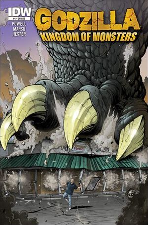 Godzilla: Kingdom of Monsters issue 1-PS Pittsburgh Comics Cover 1/500