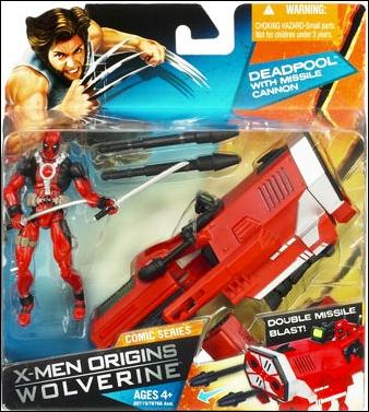 X-Men Origins: Wolverine (Vehicles and Playsets) figure 2 Deadpool with Missle Cannon (Comic Series)