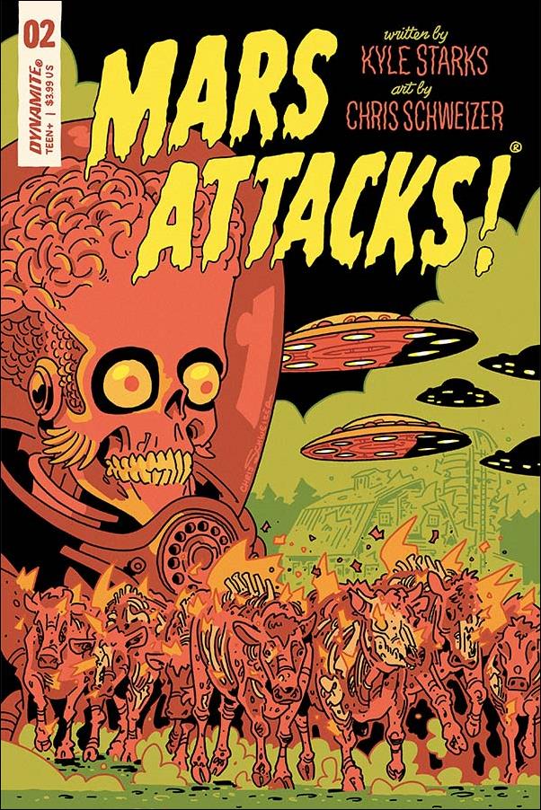 Mars Attacks (2018) issue 2-E Chris Schweizer Subscription Cover
