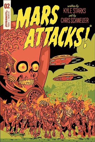 Mars Attacks (2018) issue 2-E Chris Schweizer Subscription Cover