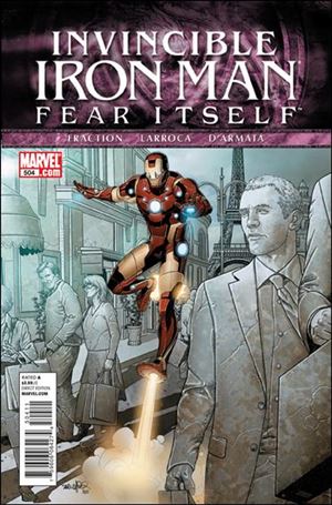Invincible Iron Man (2008) issue 504 Salvador Larroca Cover