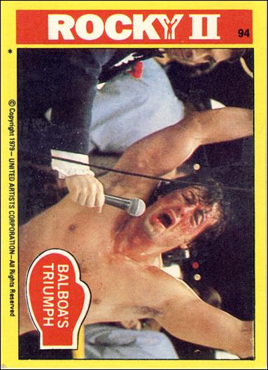 Rocky II (Base Set) card 94 Balboa's Triumph