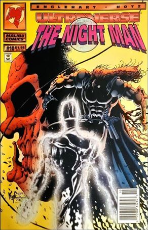 Night Man (1993) issue 10-B Newsstand Cover