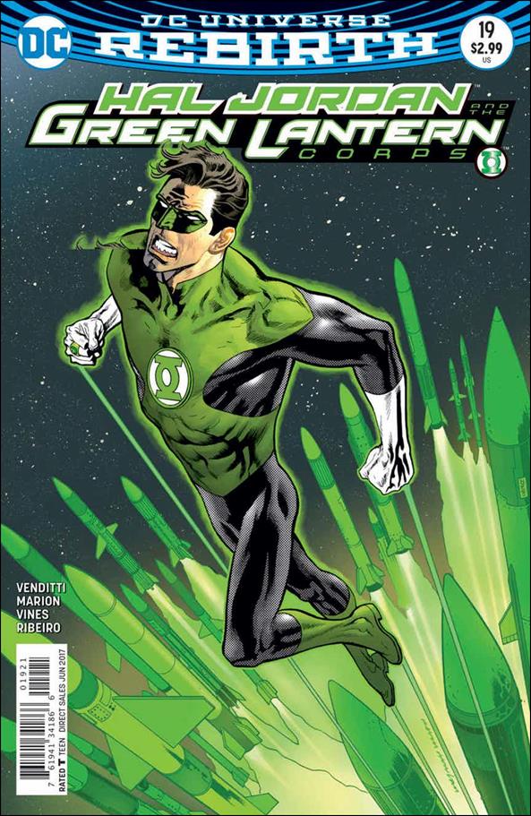 Hal Jordan and the Green Lantern Corps issue 19-B Kevin Nowlan Cover