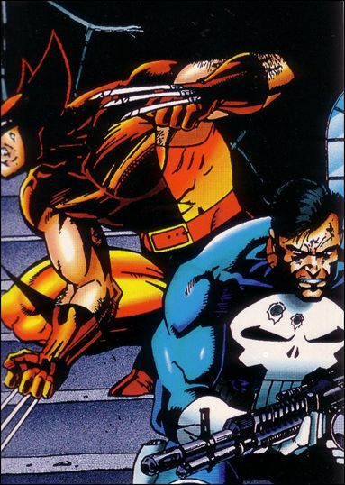 Punisher: Guts and Gunpowder (Base Set) card 45 Wolverine