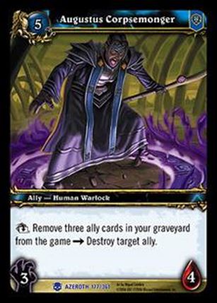 World of Warcraft: Heroes of Azeroth (Base Set) card 177 Augustus Corpsemonger