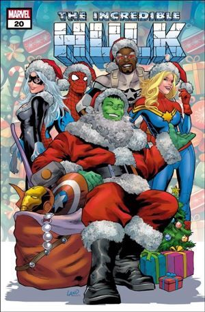 Incredible Hulk (2023) issue 20-B Greg Land Winter Holiday Cover