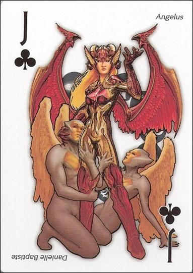 Artifacts Playing Cards (Promo) card J Clubs Angelus - Danielle Baptiste