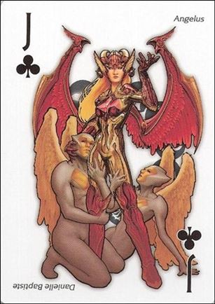 Artifacts Playing Cards (Promo) card J Clubs Angelus - Danielle Baptiste