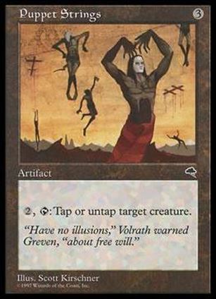 Magic the Gathering: Tempest (Base Set) card 304 Puppet Strings