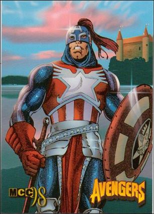 Marvel Creators Collection '98 (Base Set) card 25 Avengers: Yeoman America