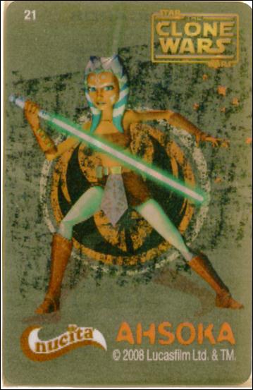 Star Wars The Clone Wars Nucita Motion Cards (Promo) card 21 Ahsoka