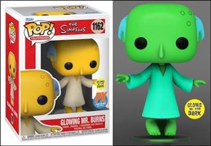 POP! Television figure 1162 Glowing Mr. Burns