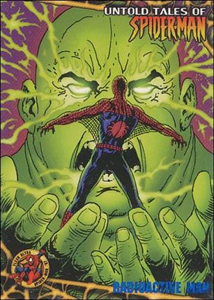 1997 Fleer Ultra Spider-Man (Base Set Blue) card 25 Radioactive Man