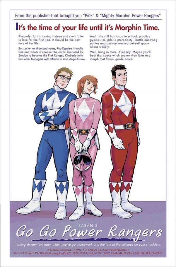 Saban's Go Go Power Rangers issue 1-I Natacha Bustos 1:25 Movie Cover