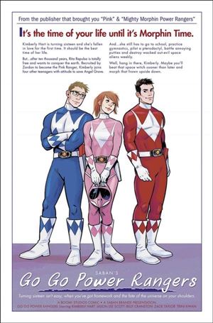 Saban's Go Go Power Rangers issue 1-I Natacha Bustos 1:25 Movie Cover