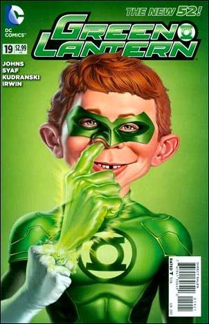 Green Lantern (2011) issue 19-D Mark Fredrickson 1:10 "MAD" Cover