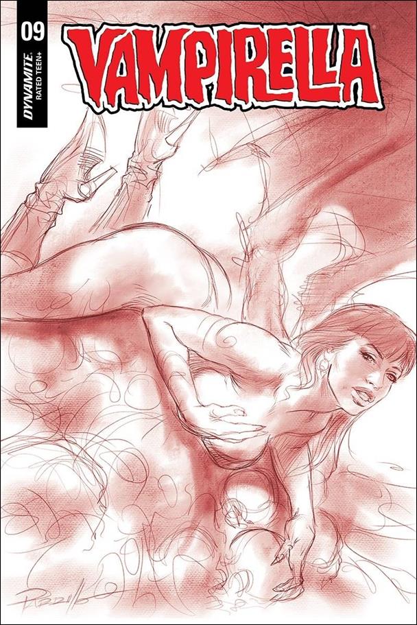 Vampirella (2019) issue 9-K Lucio Parrillo 1:15 Red Tint Sketch Cover
