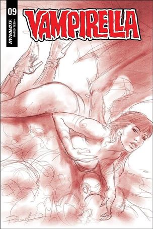 Vampirella (2019) issue 9-K Lucio Parrillo 1:15 Red Tint Sketch Cover