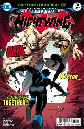 Nightwing (2016) issue 30 Javier Fernandez Cover