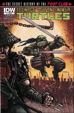 Teenage Mutant Ninja Turtles: The Secret History of the Foot Clan issue 1-G K. Eastman Jetpack Comics Connecting Cover 1/500