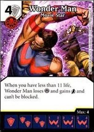 Marvel Dice Masters Age of Ultron  card 134 Wonder Man: Movie Star