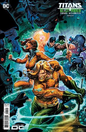 Titans: Beast World Tour - Atlantis issue 1-B Howard Porter Cardstock Cover
