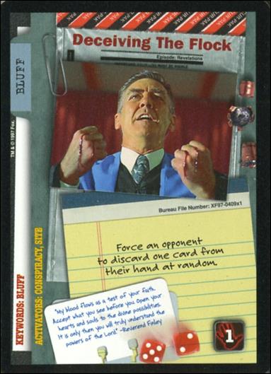 X-Files: 101361 (Base Set) card XF97-0409x1 Deceiving the Flock
