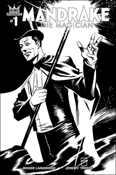 King: Mandrake the Magician issue 1-F Ron Salas 1:40 Black & White Cover