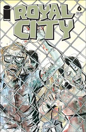 Royal City issue 6-C Jeff Lemire Walking Dead Tribute Cover