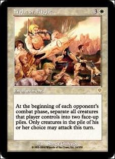 Magic the Gathering: Invasion (Base Set) card 16 Fight  or Flight
