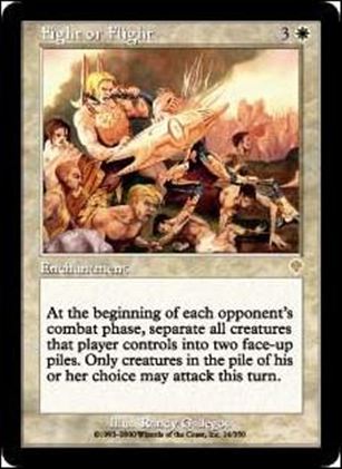 Magic the Gathering: Invasion (Base Set) card 16 Fight  or Flight