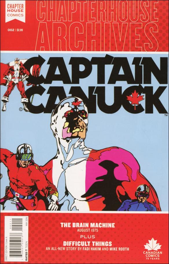 Chapterhouse Archives: Captain Canuck issue 2 Richard Comely Cover