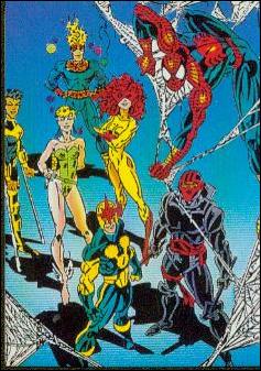 Spider-Man II: 30th Anniversary 1962 - 1992 (Base Set) card 86 New Warriors