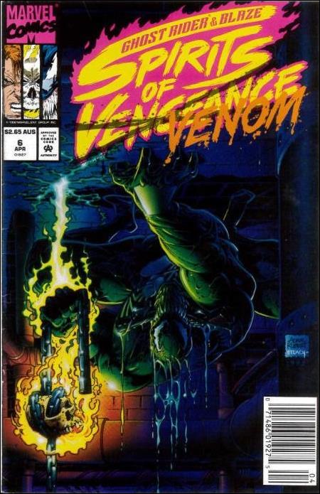 Ghost Rider/Blaze: Spirits of Vengeance issue 6-C Australian Price Cover