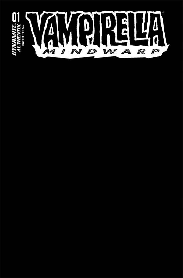 Vampirella: Mindwarp issue 1-G Black FOC Blank Authentix Cover