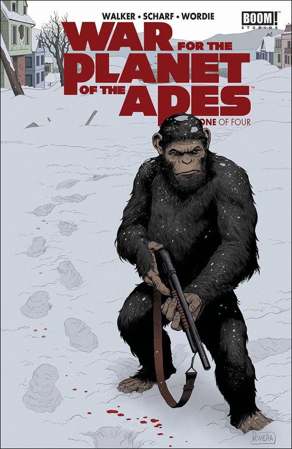 War for the Planet of the Apes issue 1-C Paolo Rivera Cover