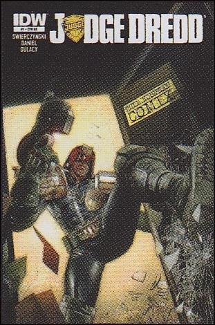 Judge Dredd (2012) issue 1-LP Nick Runge Pulp Nouveau Comix Cover