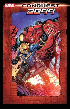 Conquest 2099 issue 4-B Ken Lashley Frame Cover