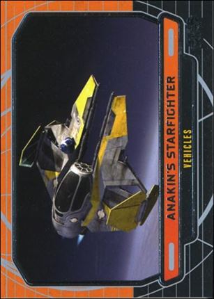 Star Wars Galactic Files (Base Set) card 257 Anakin's Starfighter Vehicles