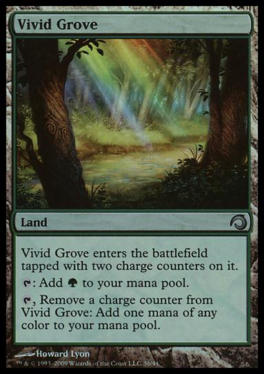 Magic the Gathering: Premium Deck Series: Slivers (Base Set) card 36 Vivid Grove
