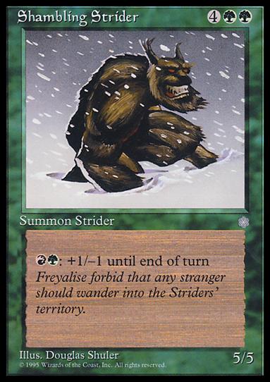 Magic the Gathering: Ice Age (Base Set) card 263 Shambling Strider