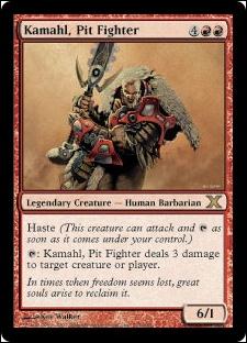 Magic the Gathering: 10th Edition (Base Set) card 214-B Kamahl, Pit Fighter (foil)