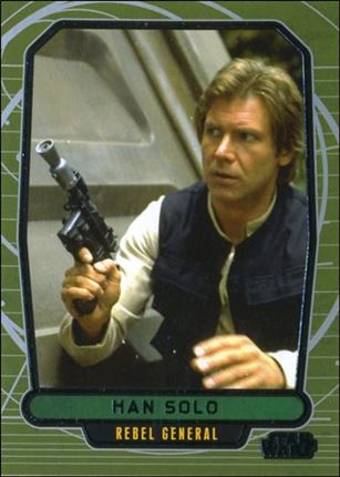 Star Wars Galactic Files (Base Set) card 155 Han Solo Rebel General