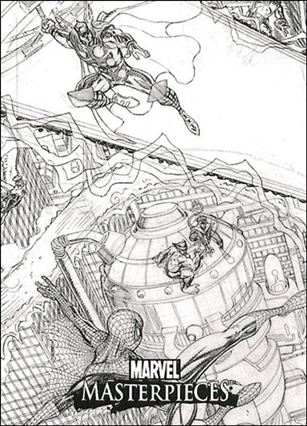 2007 Marvel Masterpieces (Adams Case Topper Splash Subset) Cover Image 1