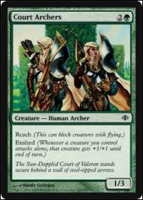 Magic the Gathering: Shards of Alara (Base Set) card 126 Court Archers