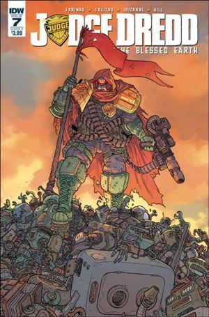 Judge Dredd: The Blessed Earth issue 7 Ulises Farinas Cover