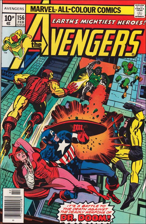Avengers (1963) issue 156-B UK Price Cover