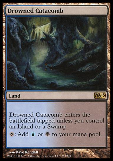 Magic the Gathering: 2013 Core Set (Base Set) card 223 Drowned Catacomb