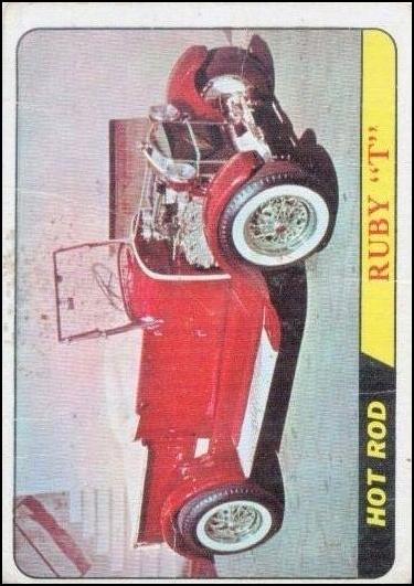 Hot Rods (Base Set) card 28-C Ruby "T"  (Pink Back)